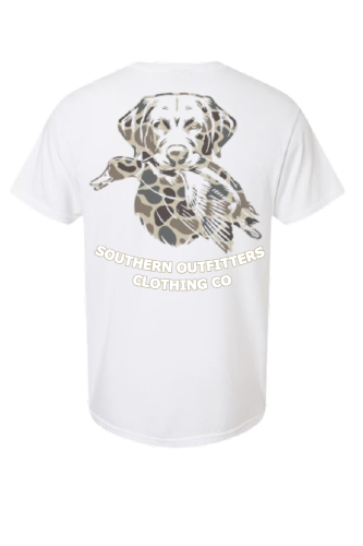 Dog & Duck - White , Camo