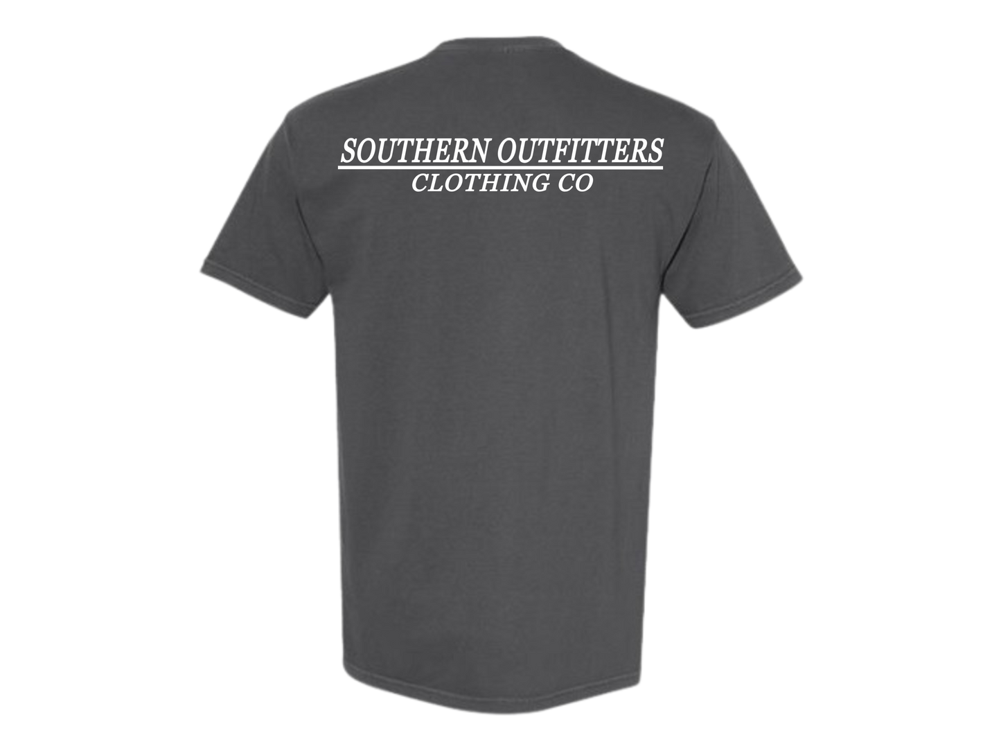 Southern Outfitters T-Shirt - White , Grey