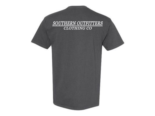 Southern Outfitters T-Shirt - White , Grey